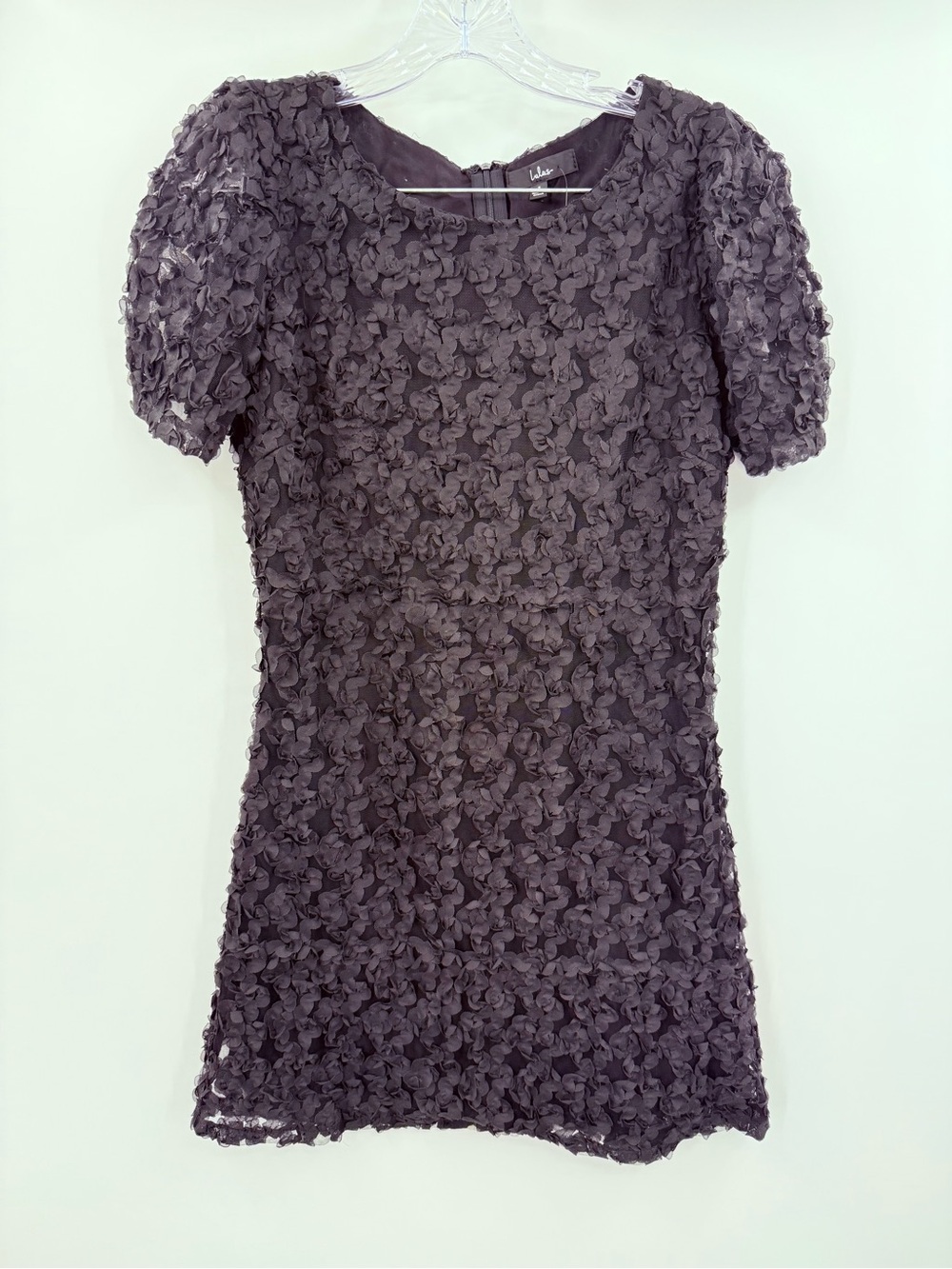 Lulus NWT Women's Black Floral Crochet Lace Cocktail Dress Size Small